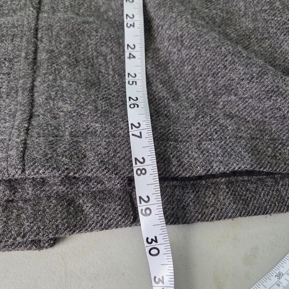 Fossil Mens Wool Military Field Jacket Gray Size XL Epaulet Button Up Coat - Picture 11 of 11